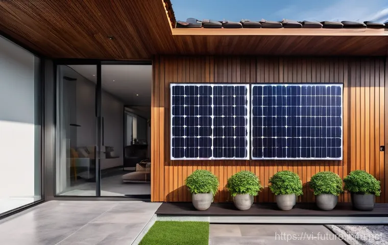 태양광 발전의 한계와 대안 - **Prompt 1: A Peaceful Vietnamese Solar-Powered Home**
    A happy Vietnamese family, consisting of ...